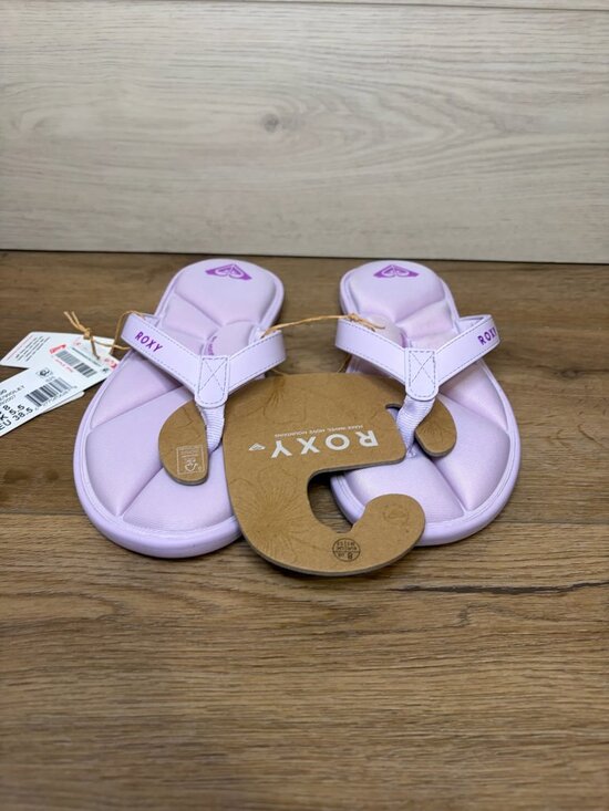 Roxy Shoes - Roxy Women Rays Flat Flip Flop Thong Sandals Purple Violet Size 8 NWT